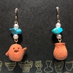 はにわと縄文土器のいにしえピアス 1号