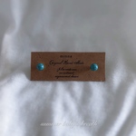 アレルギー対応✴︎再販8♡6mm✴︎ターコイズ ブルーのピアス・イヤリング