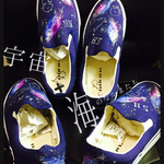 夏季限定♡宇宙×海のなかまたちスリッポン