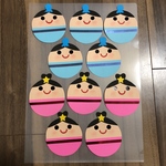 壁面飾り【まんまるおりひめ ひこぼし5組】保育園 幼稚園