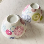 パステルダリアのお茶碗 ペア 夫婦茶碗 