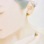 341トライアングルビジューピアス＆イヤリング