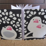 手作りご朱印帳　目には青葉　山ほととぎす　白文鳥