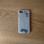 *受注製作*ミナペルホネン*choucho*ベージュ×ネイビー*mina perhonen*iPhoneケース*iPhoneカバー*スマホケース*スマホカバー