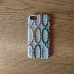 *受注製作*ミナペルホネン*タルト*tarte*ベージュ×グリーンミックス*mina perhonen*iPhoneケース*iPhoneカバー*スマホケース*スマホカバー
