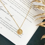 再再再販‼︎ ALL 14kgf round medal necklace