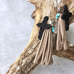 ♱ cross earrings ♱