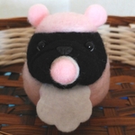 赤ちゃんだるまパグさん👶クロ👶