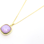 クリスタルライラック×Swarovskiネックレス