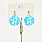C60 fullerene earring 〝サイダー〟