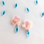 梅雨のさんぽ道 （ 梅雨 雨 アジサイ 紫陽花 あじさい しずく プリザーブドフラワー ）
