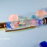<ボールペン>〜ハーバリウム〜アオウミウシ、b