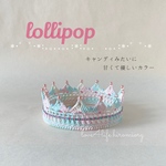 《即納可能》メモリアルクラウンLサイズ "lollipop" デコレーション