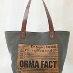 本革×国産帆布＊トートバッグ