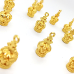 金属チャーム　王冠　Aタイプ　ゴールド　１０個