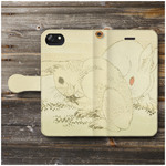 【葛飾北斎 兎の素画】スマホケース手帳型 全機種対応 絵画 人気 プレゼント iPhoneXR