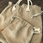 parisfabric♡リネン♡バッグ