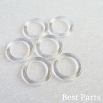 30pcs クリアリング アクリル 24mm
