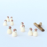 〈NEW〉ミニチュアシナモン文鳥2羽セット