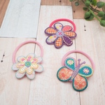 【Happy Bag】お花と蝶のヘアゴムセット