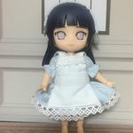 ストライプワンピースとエプロンセット