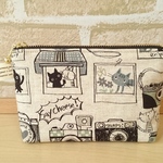 say cheese!にゃんこ＊14㎝ファスナー