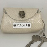ネーム入り　牛革小銭入れ＆キーケース