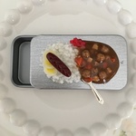《1点限り》ミートボールカレーの小さな小物入れ♡
