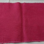 こぎん刺し  手染めコングレス  ワインレッド【28×40】