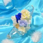 リングピロー　シンデレラのガラスのくつ☆ティアラ付