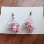 お花 ブーケ ピアス