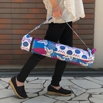 ヨガマットバッグ カンガ布 ブドウ