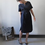 コットンリネンスのレンダーワンピース
