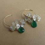 再販：mojito!ハーフフープピアス14Kgf