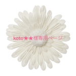 koto★★様専用ページ
