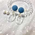 デニムの爽やかピアス