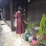 着物リメイク   ブラウス（綿)