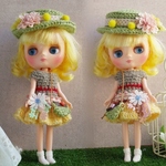 MB-014[ミディブライス 春のお出かけ双子コーデ６点セット] アウトフィット Blythe outfit　よしえ屋