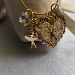 ♡バレエ♡バレリーナイニシャルキーリング