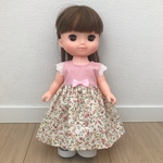 送料無料 ソラン メルちゃん  ロングワンピース 