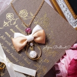 MSD～SD少女＊ネックレス-ribbon&rose-
