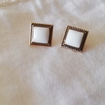 【6個】9mm white ミニボタン 