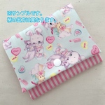 【クリップ付】移動ポケット♡レトロアニマル♡撥水×ラミネート
