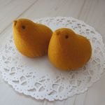 フェルト和菓子　ぴよよ饅頭２個