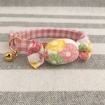ドロップキャンディ🍬の首輪/S~Mサイズ(18~26cmの間で調整可能)