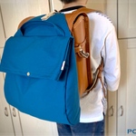 特別カラー！SIOCO・Portoシリーズ   国産11号帆布 プレミアム ランドセルバッグパック　体操服袋〈ターコイズ〉入学　レッスンバッグ 入学祝い 小学生 体操服入れ 