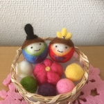 shizu様専用  小さな小さなコロンとかごびな