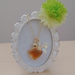 天使のオイル＆スワロフスキーチャーム・クリア