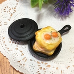 クロックマダム☆蓋付きスキレット ミニチュアフード