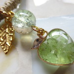 ◇2427再販 🍏ペリドットの青りんご　ヘアゴム🐤🍏